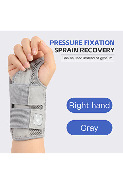 Choice7 S/M 1PC-Right Hand-Gray Finger Pain Tendon Sheath Adjustable Dual Str...