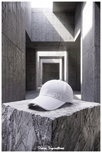 PIECE SIGNATURE Micro Hat with Long Visor, Full Mesh, for Women and Men