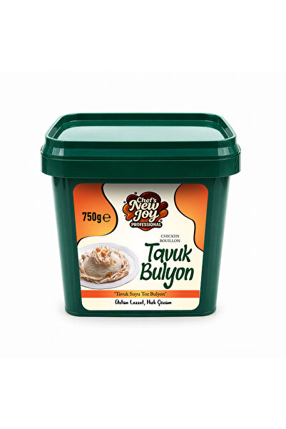 chef's new joy professional Tavuk Bulyon 750 gr Tavuk Suyu Toz Bulyon