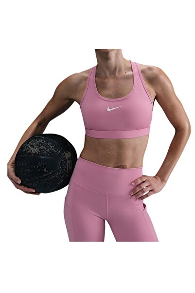Nike Sutien sport de alergare pentru femei, cu susținere medie, Swoosh SS 202...