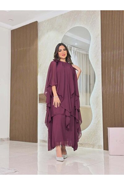 vanus fashion 7175 - فستان سهرة ميدي