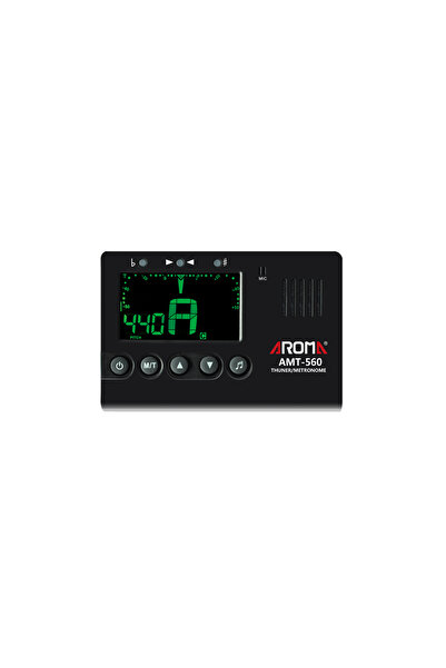 Choice جهاز AMT-560 Aroma AMT-560 موالف كهربائي ومترونوم مدمج مع ميكروفون مدم...
