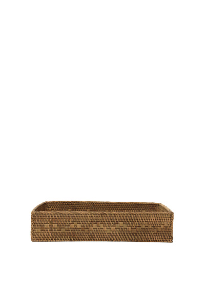Yargıcı Rattan Dikdörtgen Tepsi(31x41x9 Cm)