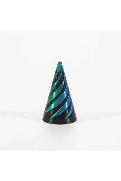 Choice1 C 3D Printed Spiral Cone Toy Impossible Pyramid Passthrough Sculpture...