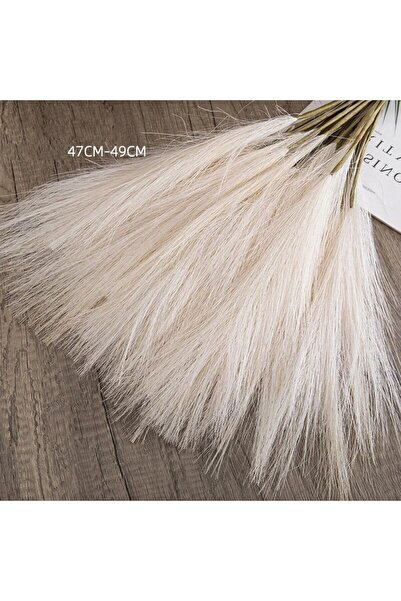 choice2 off White 10pcs Artificial Reed Ins Wind Bouquet Imitation Flowers Bo...