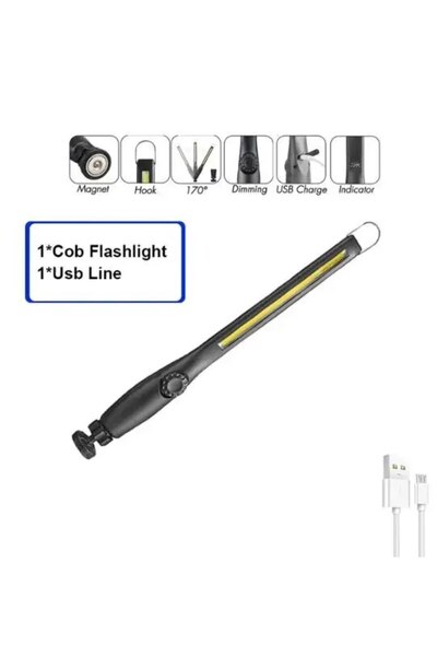 Choice S580 S580 Portable COB Work Lights With Magnetic Rechargeable LED Flas...
