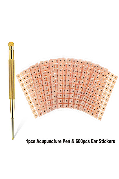 Choice DUTRIEUX SET 600/1200PCS Relaxation Ear Stickers Therapy Needle Patch ...