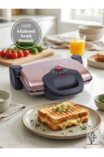 FMS Granite Toaster |   Rose |   4-Stage Thermal Protection 1600W |