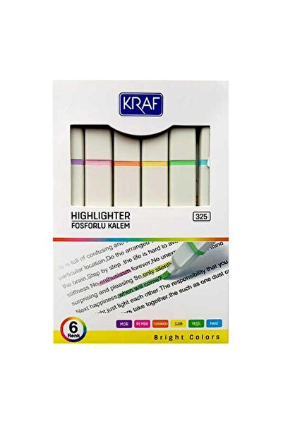 KRAF Fosforlu Kalem Yassı Gövde 325