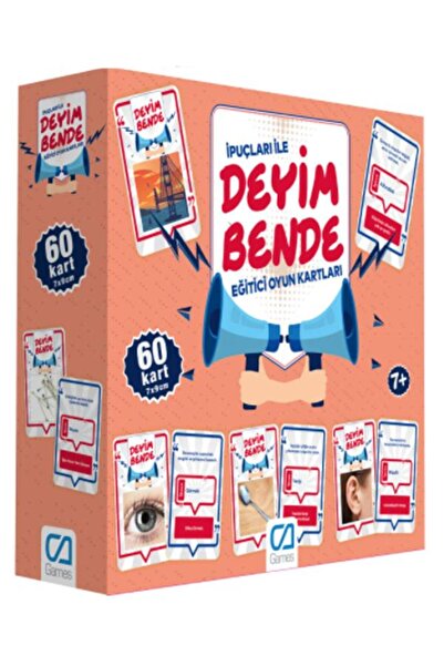 CA Games İpuçları ile Deyim Bende Eğitici Oyun Kartları