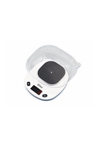 Zilan Cântar de bucătărie ZLN7880 Alb, capacitate maximă 5 kg, afișaj digital...