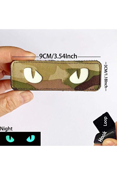 Choice20 HK44-05-CP Devil's Eyes,Cat's Eye Morale Emblem Patches,Reflective A...