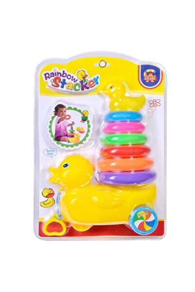 BAMI NETWORK Piramida de Impins Ratusca cu Inele Colorate Plastic 10+ Luni