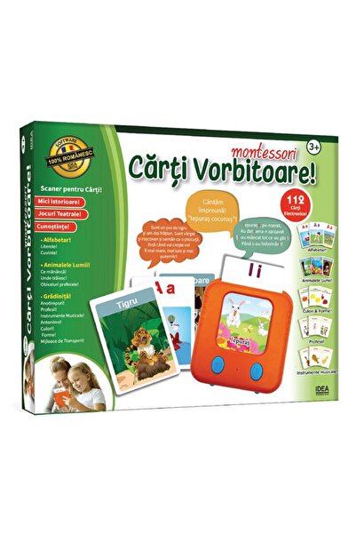 BAMI NETWORK Joc educativ electronic Carti Vorbitoare Montessori prescolari