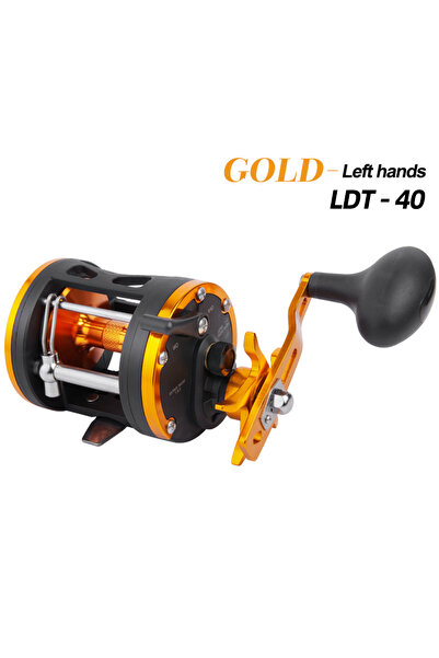 Choice1 بكرة صيد بيلينغز 40Gold-Left BILLINGS Trolling Drum Fishing Reel 3+1b...