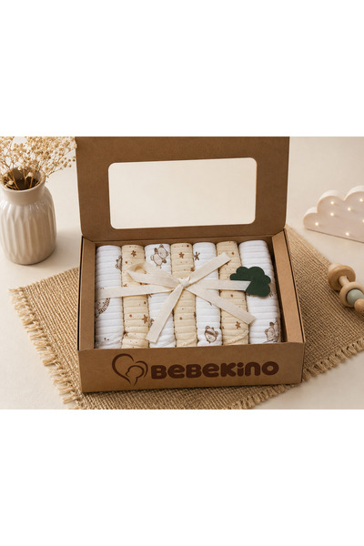 Bebekino 100% Cotton 7-Pack Baby Mouth Wipes 01