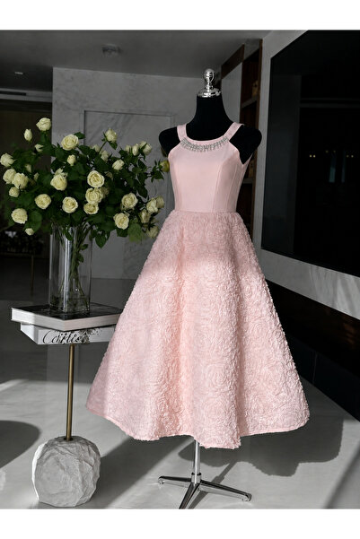 arushi فستان ميرا الوردي الناعم - فستان لعمر المراهقة المبهر