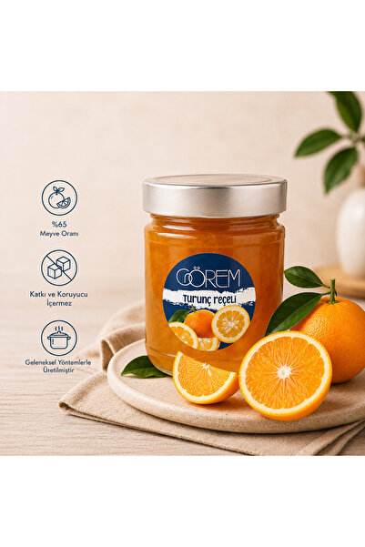 Görem Zeytin Ev yapımı Turunç Reçeli 370 gr