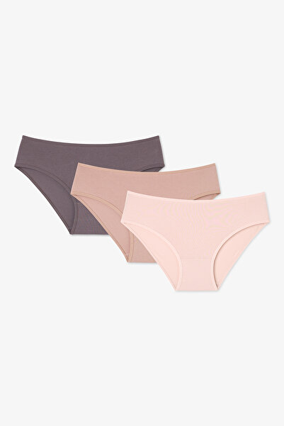 Penti Earth Closed Low Waist 3-Piece Slip Panties