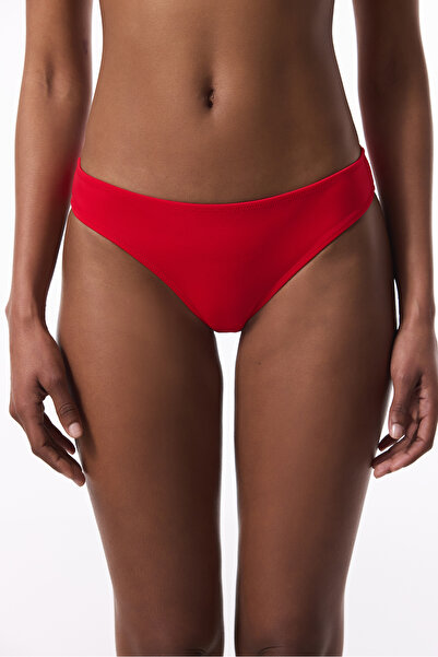 Penti Partea de jos de bikini rosu cheeky