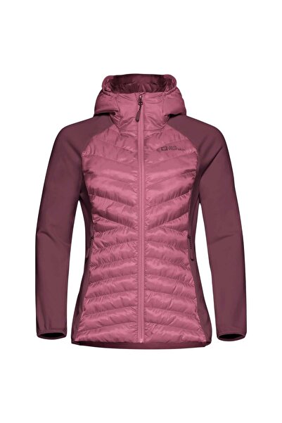 Jack Wolfskin Geacă de damă Pouteburn Pro Hybrid FW 2025-Grena/Roz-S