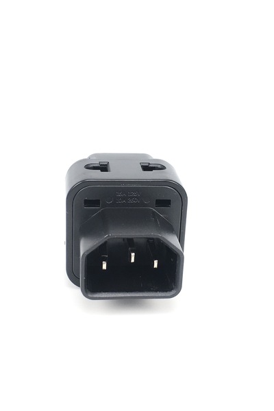 Choice black 1Pcs UPS Power Connector Plug IEC 320 C14 Universal Female AU/US...