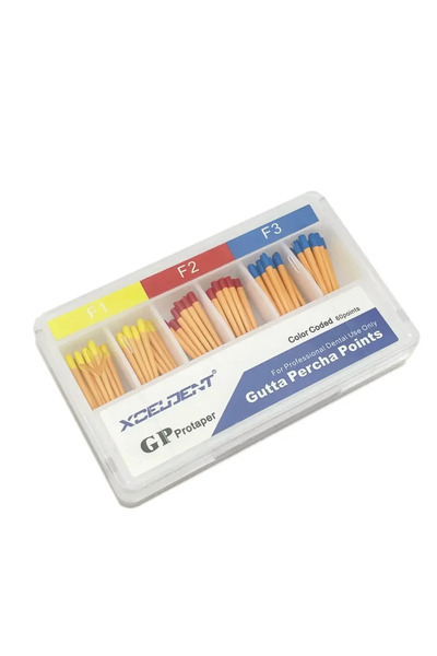Choice6 F1-F3 1box Dental Gutta Percha Point Dental Absorbent Gutta Percha De...
