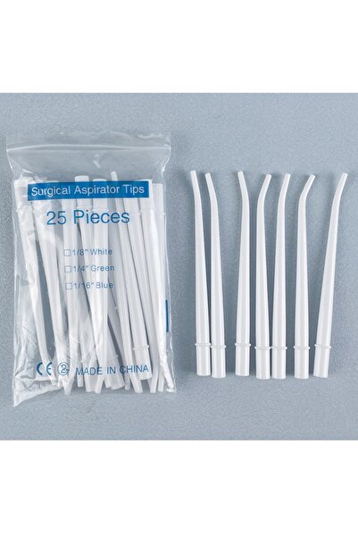 Choice1 White 25pcs 25pcs Disposable Dental Saliva Ejector Dental Consumable ...