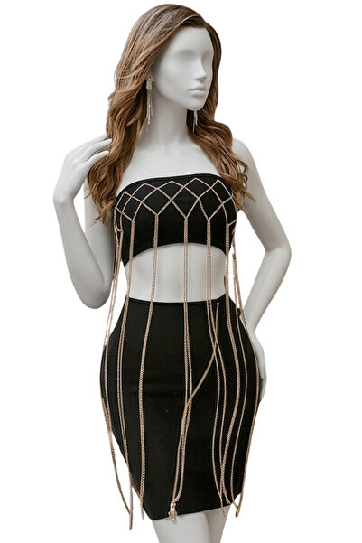 Lingerie and Fashion Style Black Dress