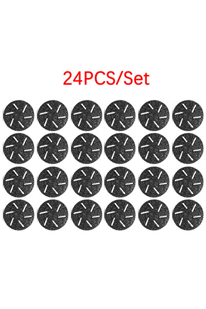 Choice 24 PCS 24Pcs/Set Replacement Sandpaper Disk Foot Pedicure Discs Sandin...