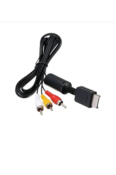YUES PlayStation AV TV Bağlantı Kablosu – PS3/PS2/PS1 Uyumlu, RCA (Sarı/Beyaz...
