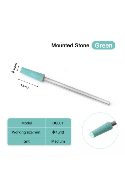 Choice6 DG001 Lodden Dental Zirconia Polishers DG Medium Grit Green Ceramics ...