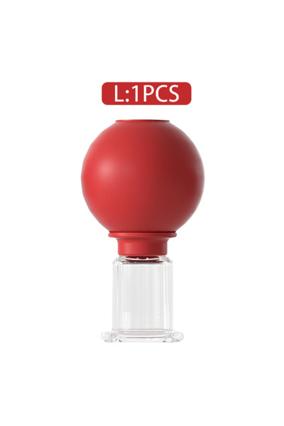 Choice 1PCS Red L 4PCS Facial Massage Cupping Set 1PCS Eye Face Massage Vacuu...