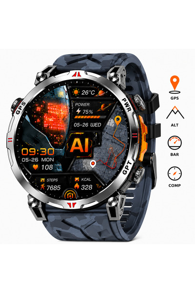 OEM Ceas smartwatch sport cu GPS, ecran AMOLED de 1.56 inch 480x480, 680 mAh,...