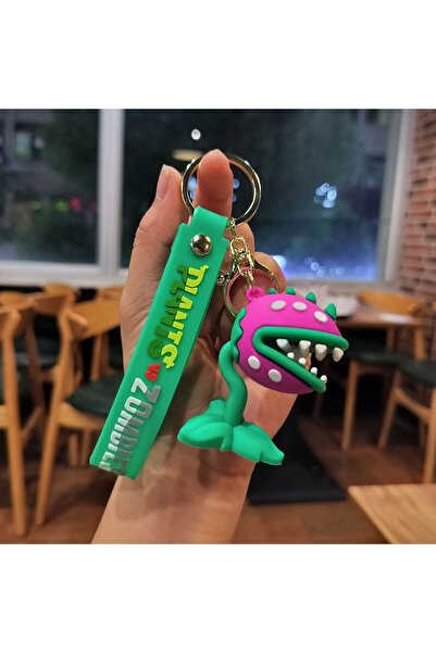 Choice 6 cm 4 Plants Vs. Zombies Doll Key Chain Pendant Men's and Women's Bag...