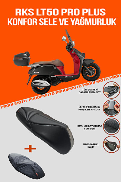 PROOFMOTO Rks Lt 50, Lt50, Lt50Pro Plus - Comfort Saddle and Raincoat Cover