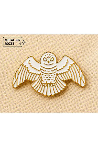 DREAMIOGIFTANDBOX Harry Potter Hedwig Baykuş Metal Pin Rozet Broş Çanta Ceket...