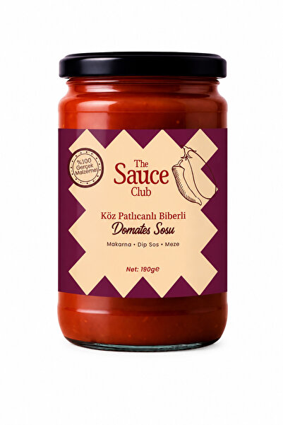 The Sauce Club KÖZ PATLICANLI BİBERLİ DOMATES SOSU 190GR*6
