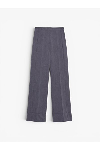 Sisley Normal Bel Normal Koyu Gri Kadın Pantolon 4JYQLF061