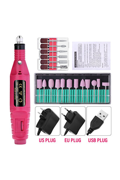 Choice6 مجموعة أدوات العناية بالأظافر الكهربائية الاحترافية المحمولة من LULAA...