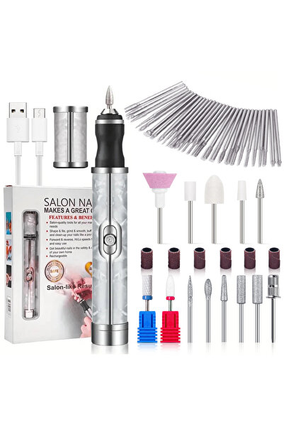 Choice8 White-Set-Pro-Max LULAA Electric Nail Drill Grinder Kit for Nails Toe...