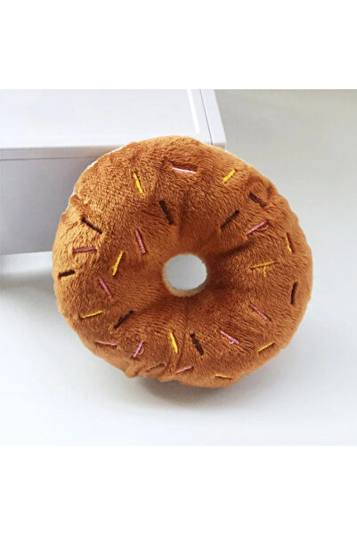 choice2 Brown Soft Dog Donuts Plush Pet Dog Toys For Dogs Chew Toy Cute Puppy...