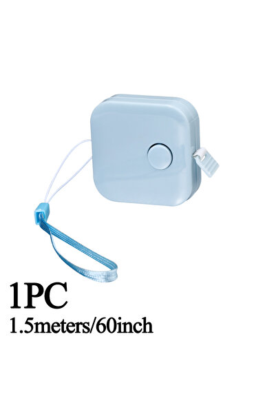 Choice12 1pc Square-Blue 1.5M Portable Tape Measure Small Jewelry Measurement...