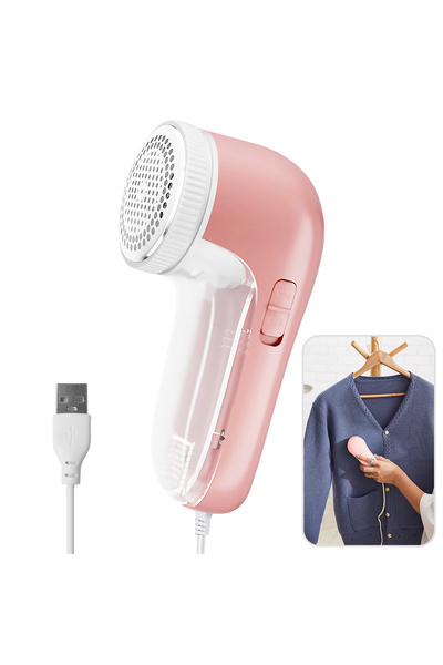 choice2 Pink Electric Household Clothes Shaver Fabric Lint Remover Fuzz Elect...