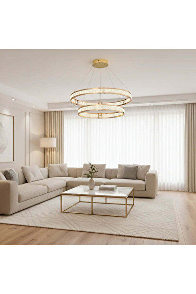 OEM Candelabru Cristal, LINDERHOF Magno, 75W, Diametru 60cm, Lumina Rece/Cald...
