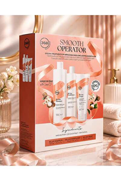 +360 360 Hair Professional Be Fill Shampoo 450ml-Cond.250ml-Balsam 250ml Set