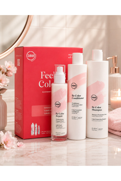 +360 360 Hair Professional Be Color Şmpo 450ml-Be Color Cond.250ml-Repair 100...