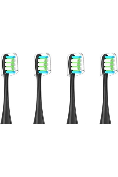 Choice3 4 Pcs black 4 Pcs/Pack Electric Toothbrush Replacement Heads for Ocle...
