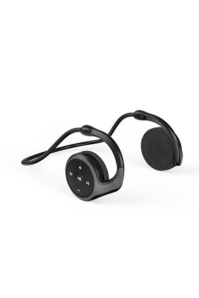 Choice3 سماعات بلوتوث سوداء مع مشغل MP3، راديو FM، تصميم مريح على الأذن، فتحة...