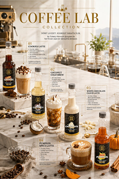 By Tüfekçi Irish Cream Aromalı Kahve Şurubu 750 ml + 3 Cl Şurup Pompası | Kahve, Latte, Kokteyl ve Tatlı İçin Avantajlı Set